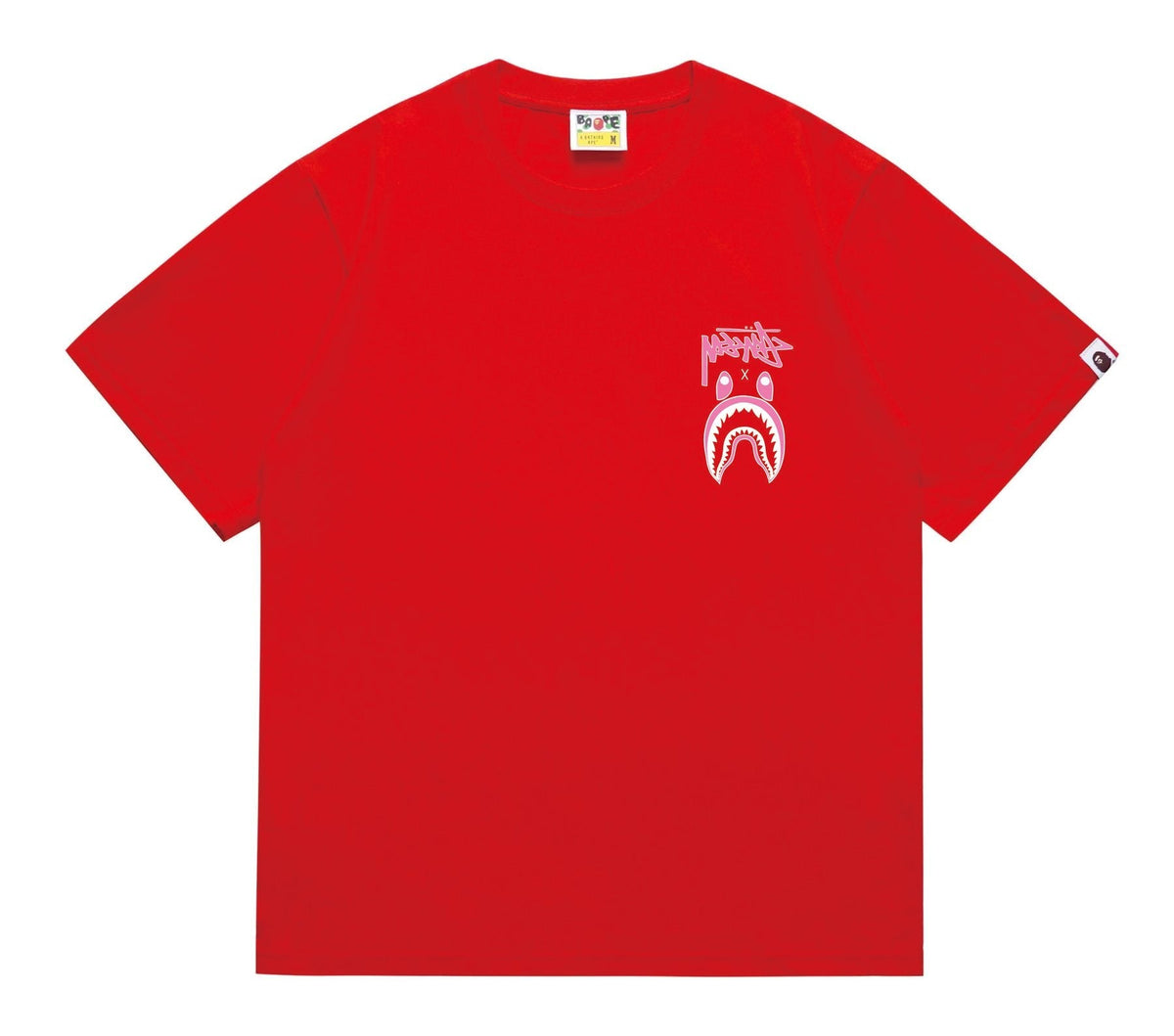 BAPE Tonal Shark Wordmark Graphic T-Shirt — front