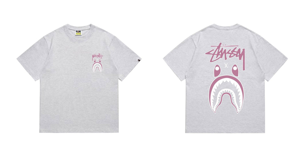 BAPE Tonal Shark Wordmark Graphic T-Shirt — comparison
