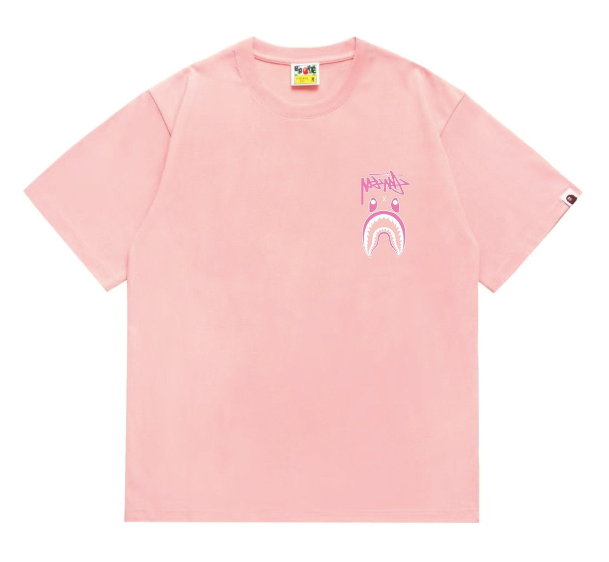 BAPE Tonal Shark Wordmark Graphic T-Shirt — front