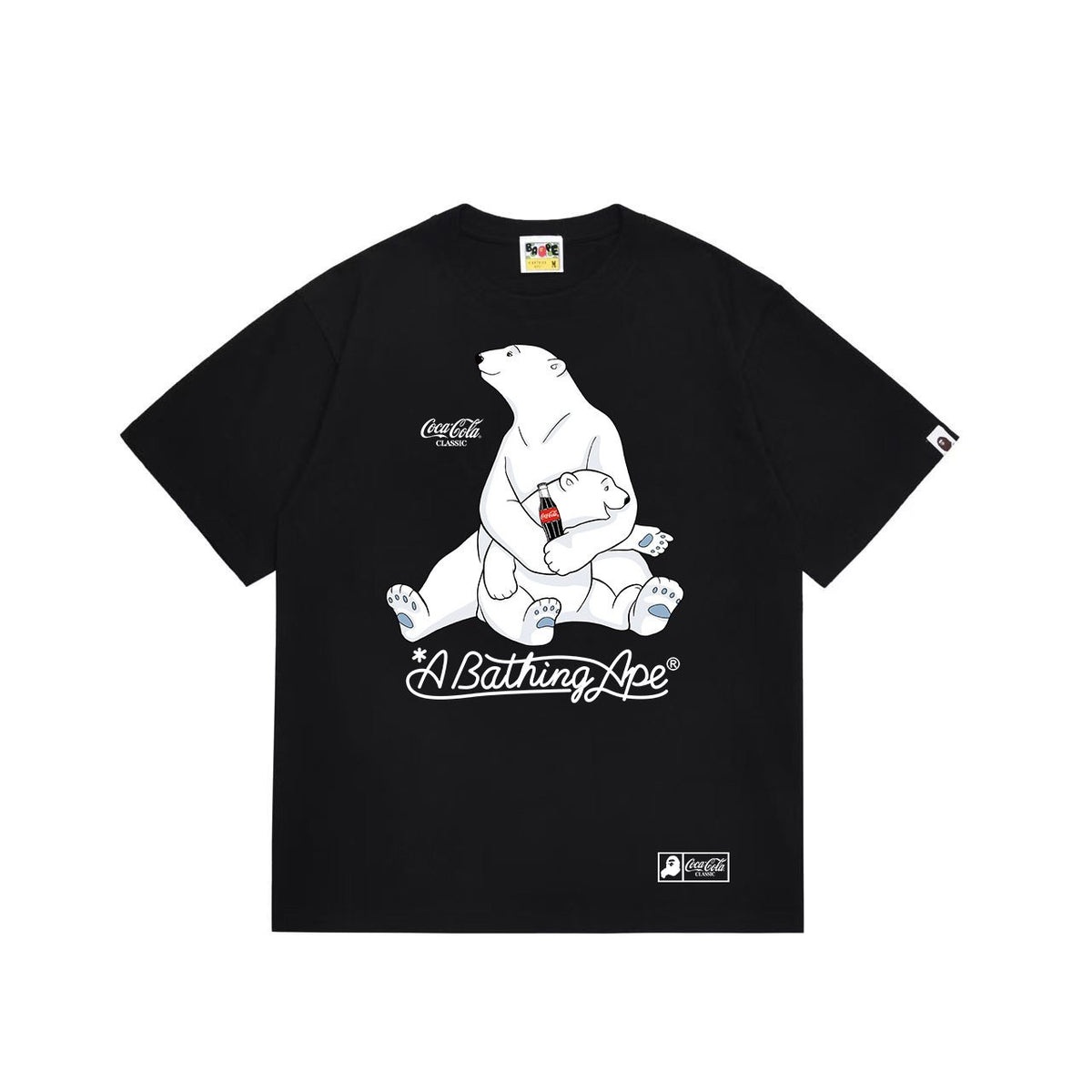 BAPE Front & Back Graphic Short-Sleeve T-Shirt — front