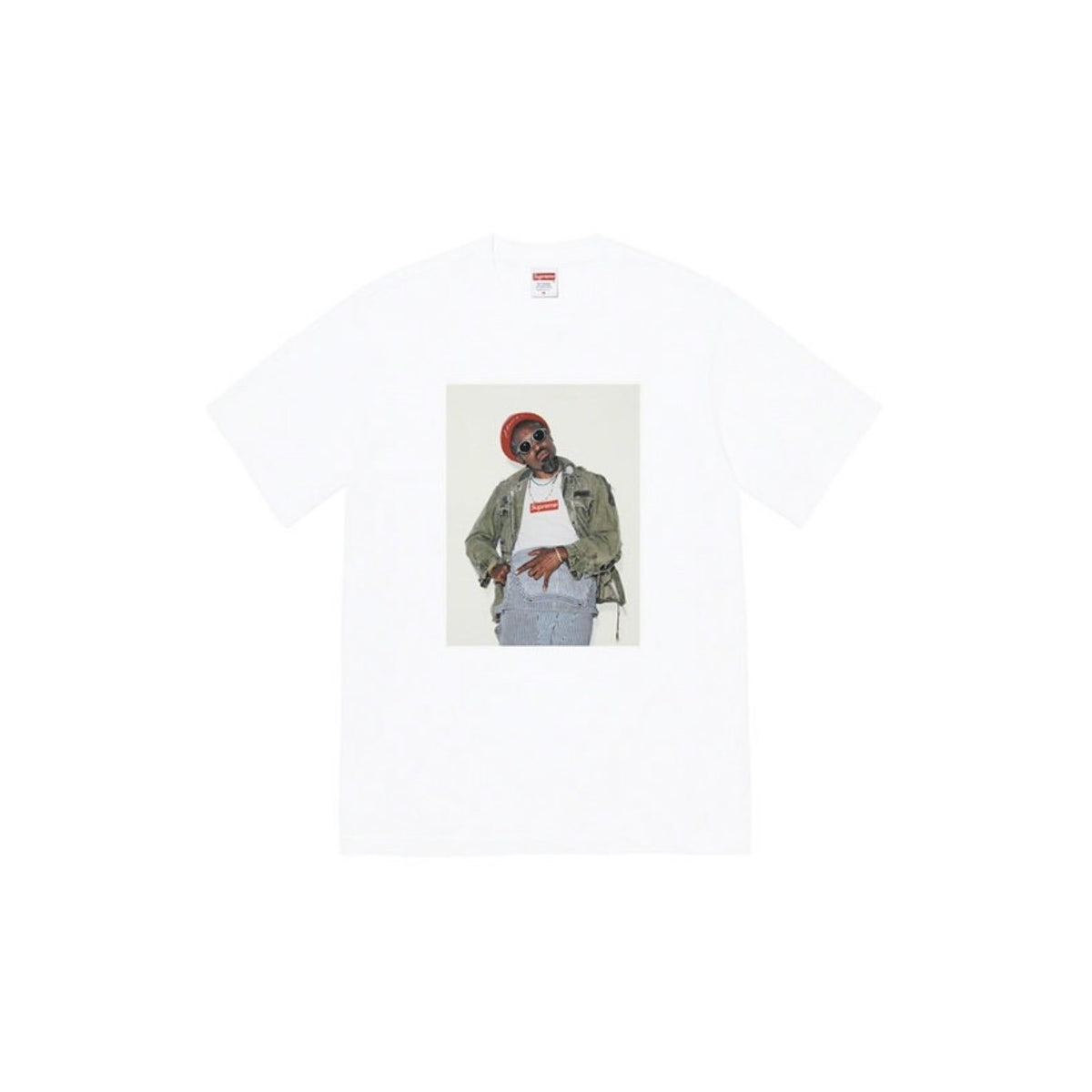 Supreme André 3000 Portrait Graphic T-Shirt — front