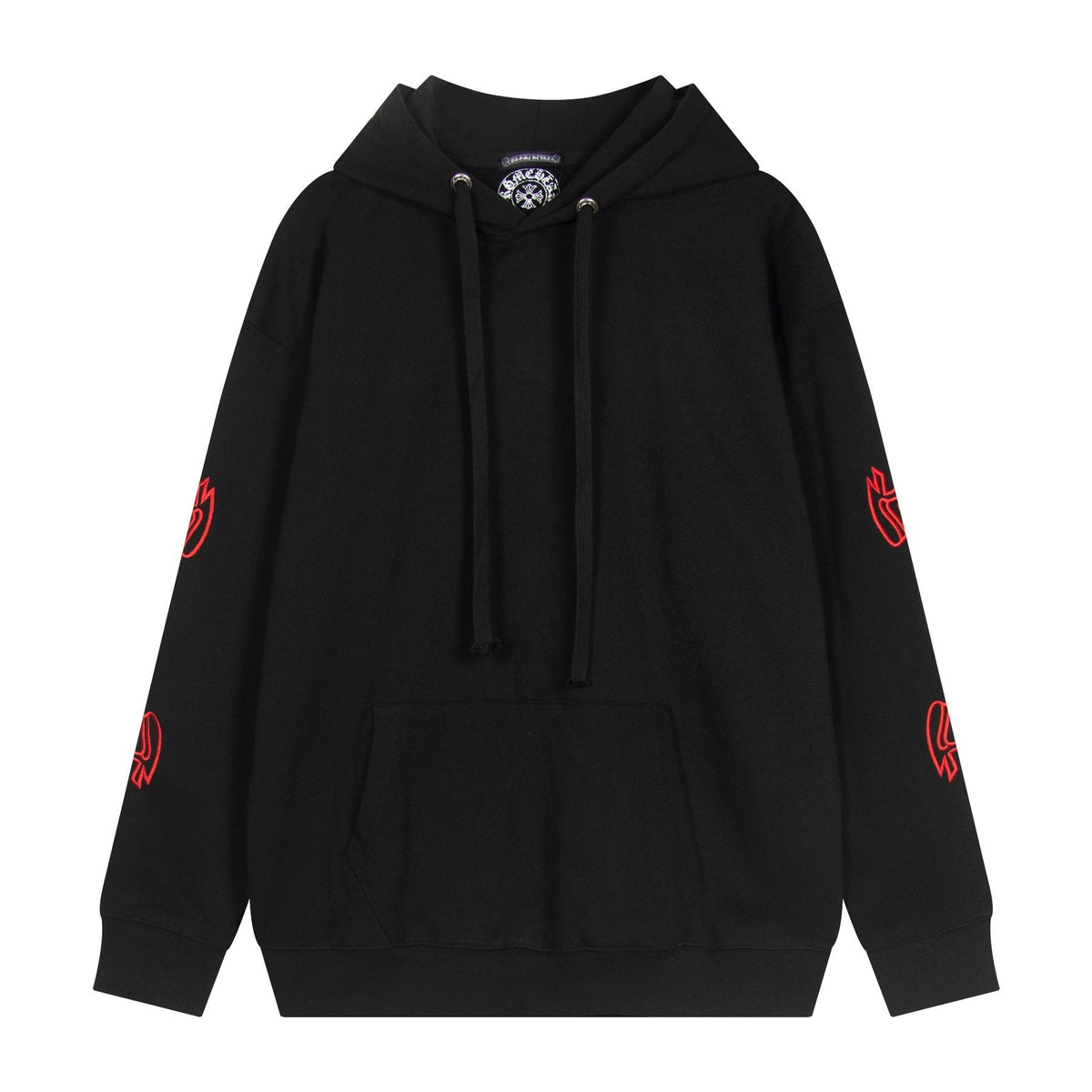 Chrome Hearts Flower Back Graphic Hoodie — front