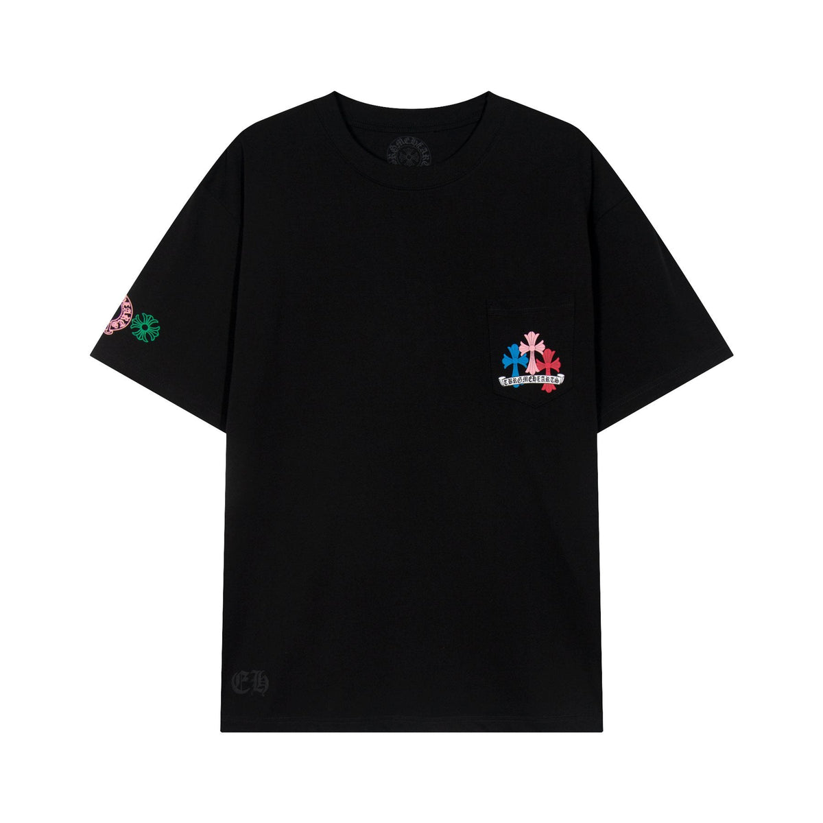 Chrome Hearts Sanskrit Rainbow Cross Graphic T-Shirt — front