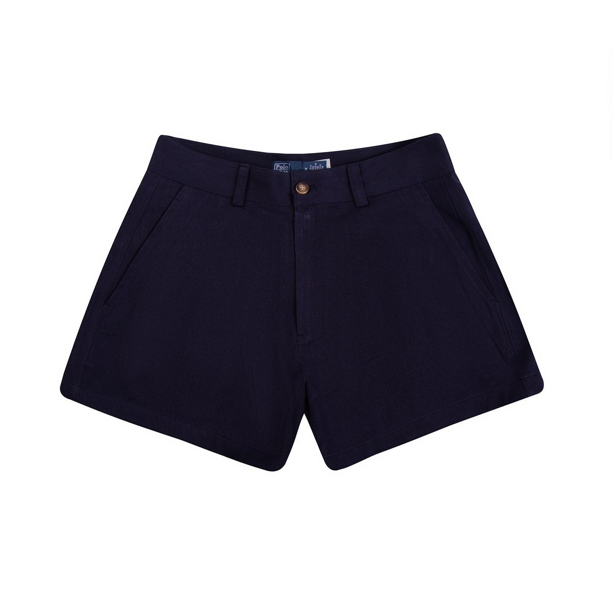 Test2-Ralph Lauren Women's Cotton Twill A-Line Tailored Shorts — front